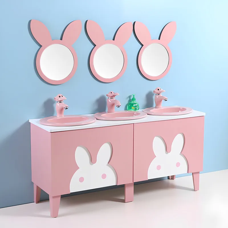 Kids Education Center - Meja Rias Kamar Mandi Anak-anak Bergambar