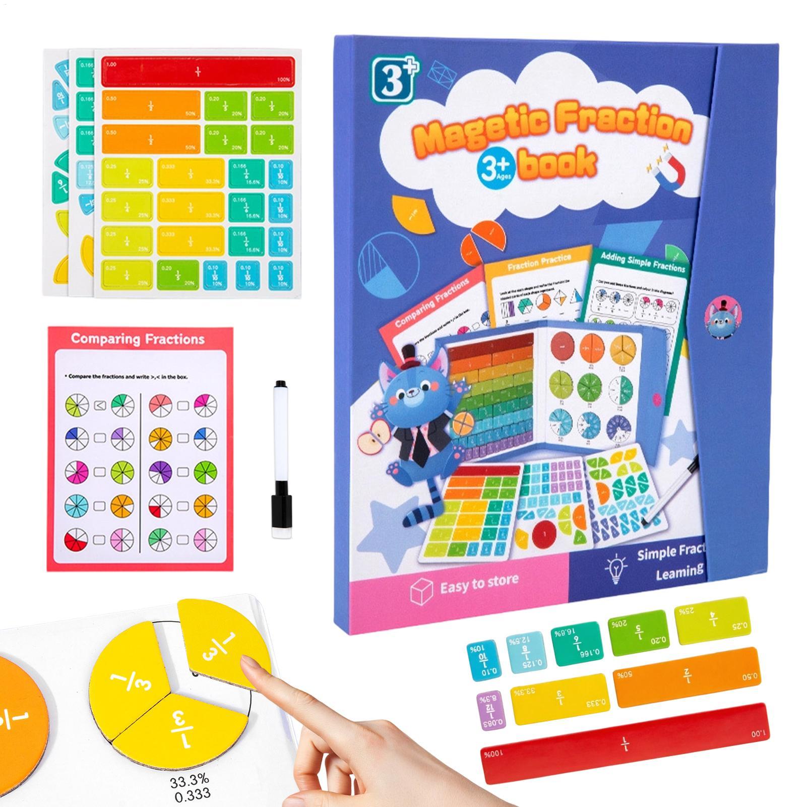 Kids Education Center - Papan Fraksi Magnetik, Alat Peraga Magnetik