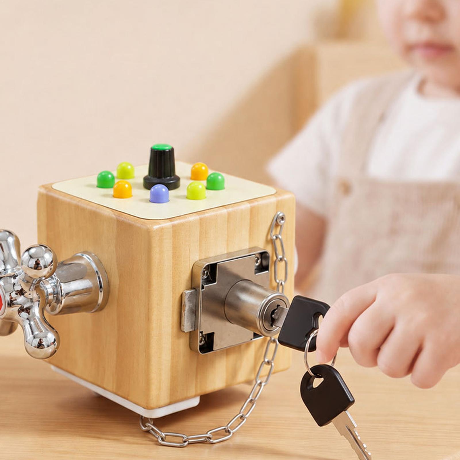 Kubus Aktivitas Kayu dengan La - Kids Education Center ulasan dan harga