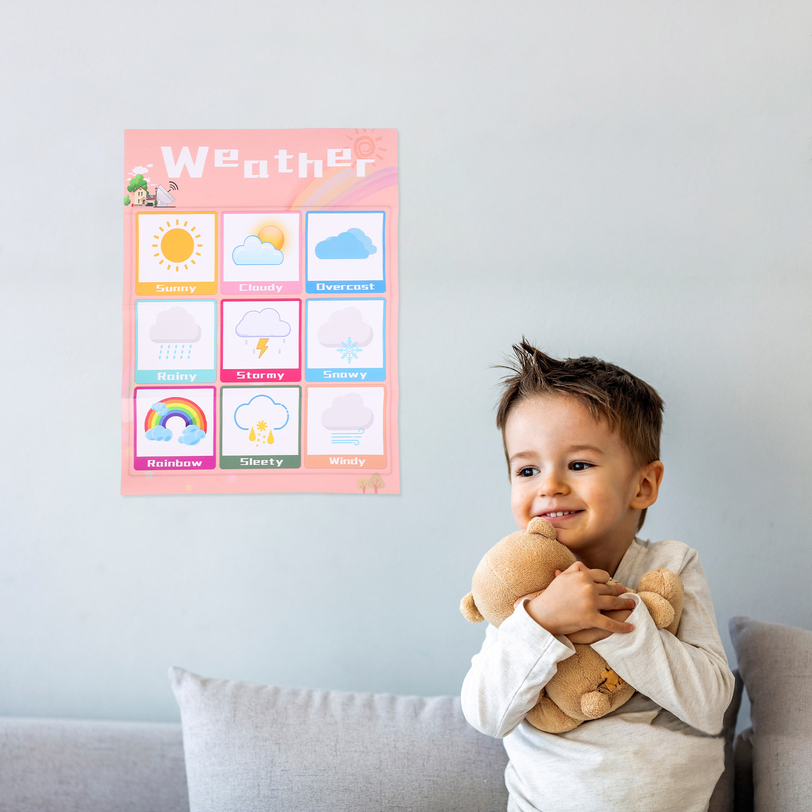 1 buah Poster Edukatif Bergamb - Kids Educational Poster ulasan dan harga