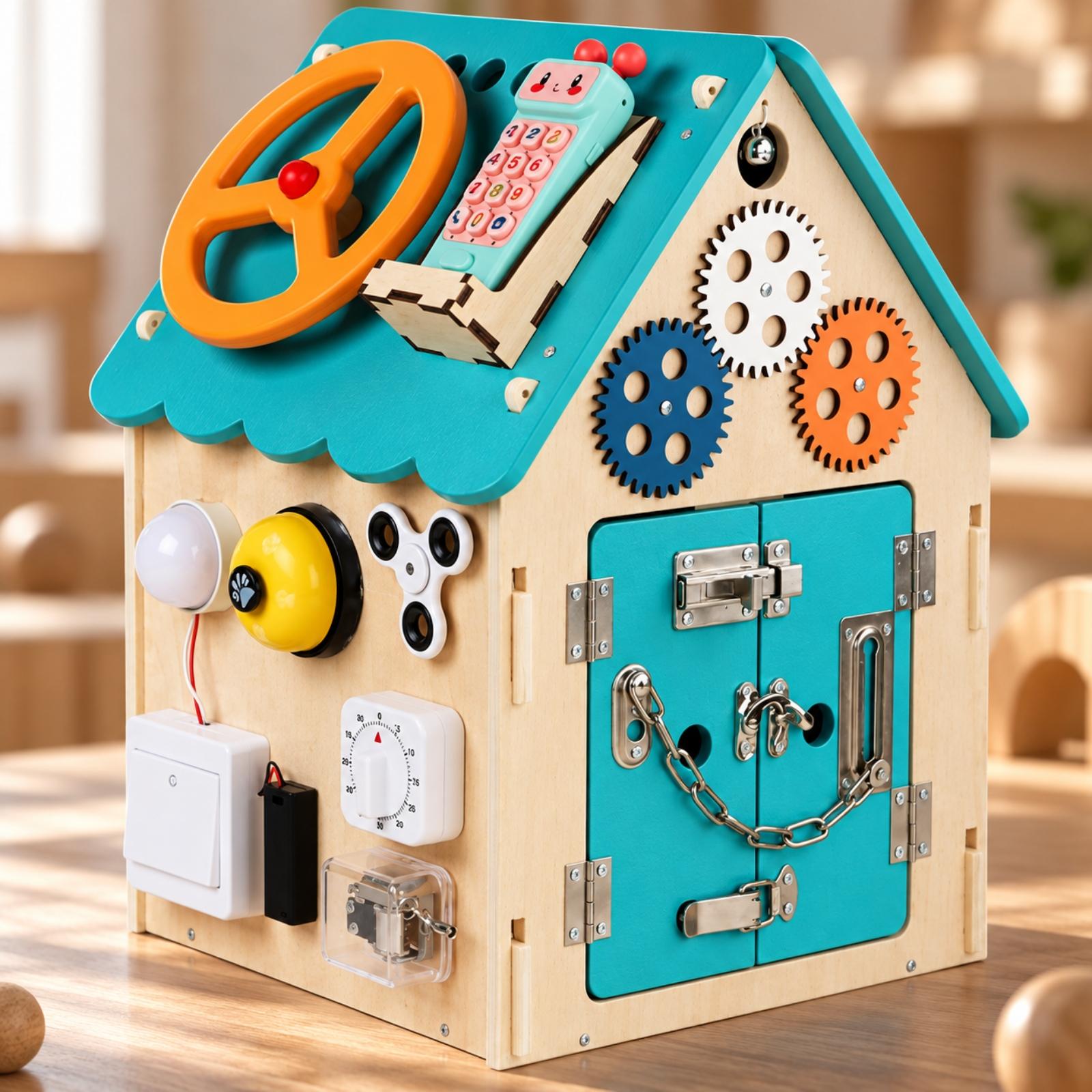 Papan Aktivitas Kayu Montessor - Kids Education Center ulasan dan harga
