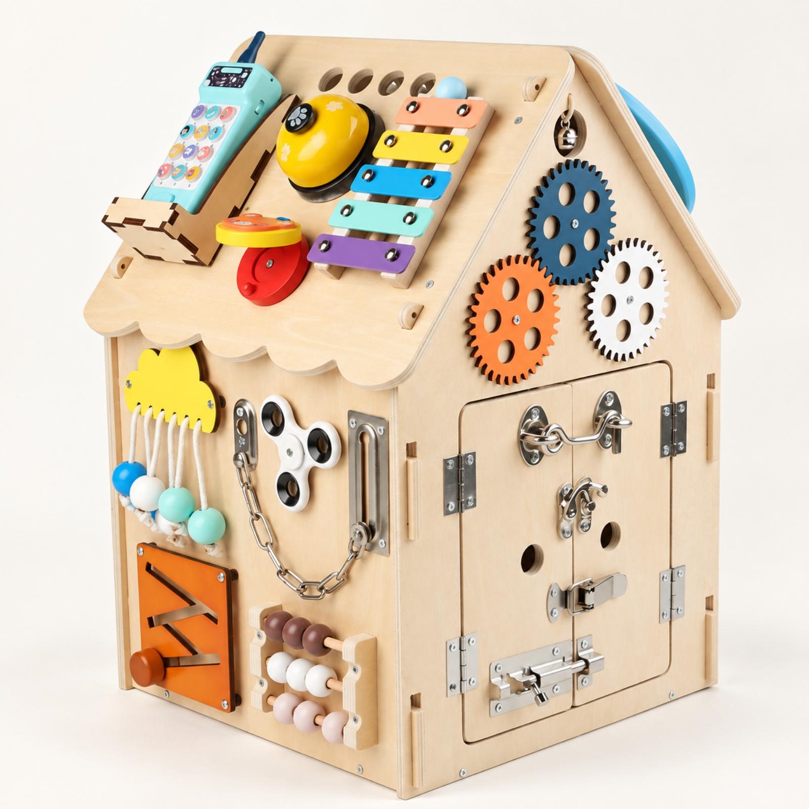 Papan Aktivitas Kayu Montessor - Kids Education Center ulasan dan harga