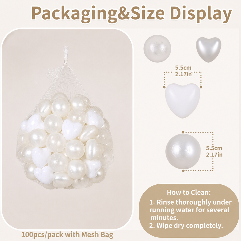 Bola Plastik Lautan 5.5cm 100p - Kids Education Center ulasan dan harga