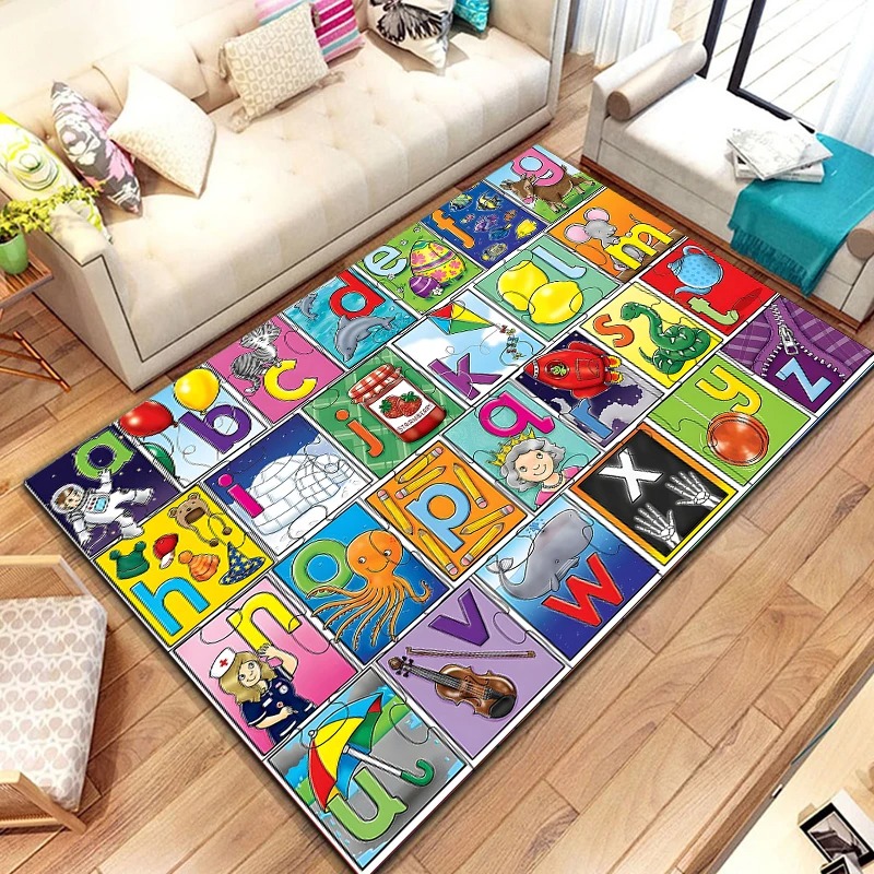 Karpet Belajar Alfabet Karpet  - Kids Education Room ulasan dan harga