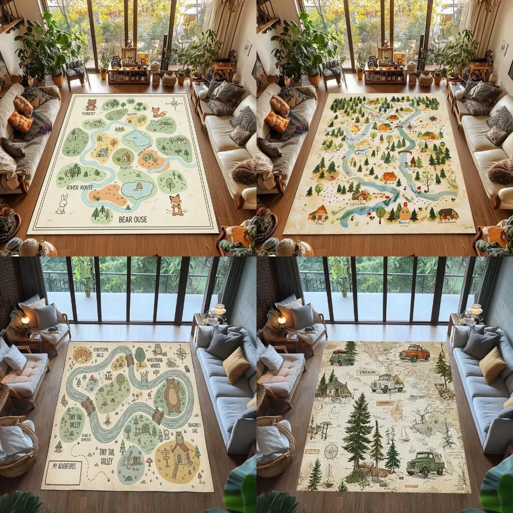 Karpet Peta Dunia Interaktif u - Kids Education Room ulasan dan harga